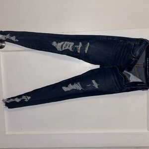 Skinny ripped american eagle jeans